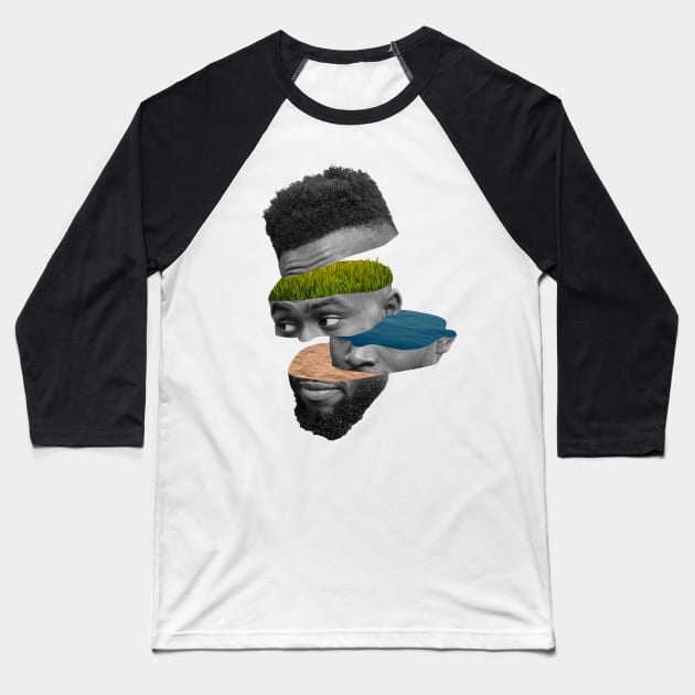 Jaylen Brown Splithead Baseball T-Shirt by wlohaty